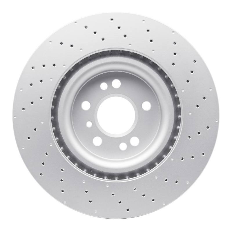Mercedes-Benz GLE300D Brake Rotor (1) - Front - R1 Concepts - Drilled Carbon Alloy GeoMET - `12-`19